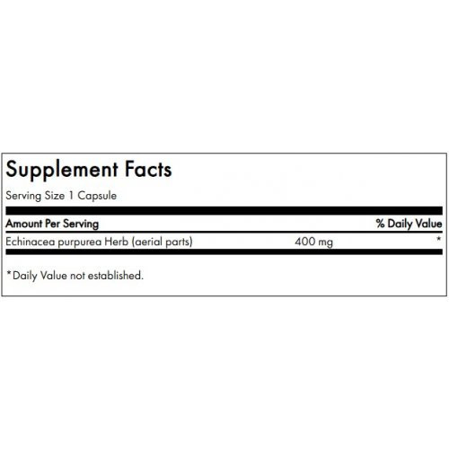 SWANSON Echinacea Immune Health 400mg 100 capsules