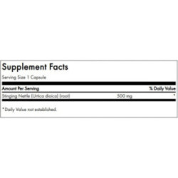 SWANSON Stinging Nettle Root Prostate and Ulinary Trach Health 500mg 100 capsules