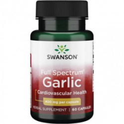 SWANSON Full Spectrum Garlic Cardiovascular Health 400mg 60 caps.