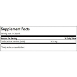 SWANSON Full Spectrum Garlic Cardiovascular Health 400mg 60 caps.
