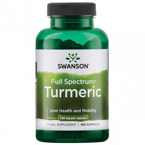 SWANSON Full Spectrum Turmeric Joint Health and Mobility 720mg 100 capsules