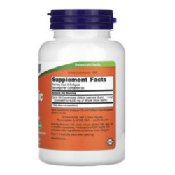 NOW Foods Garlic Oil 1500 mg 250 kapsulių