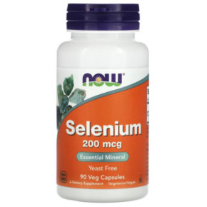 NOW Foods Selenium 200mcg 90 capsules