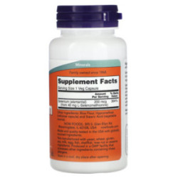NOW Foods Selenium 200mcg 90 capsules