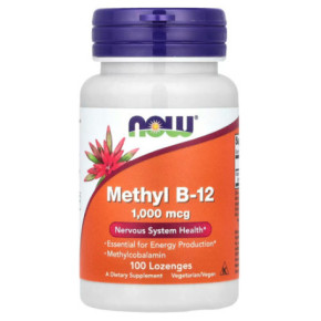 NOW Foods Methyl B-12 1000mcg 100vnt
