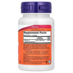 NOW Foods Methyl B-12 1000mcg 100vnt