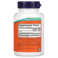 NOW Foods Coral Calcium 1000mg 100 capsules