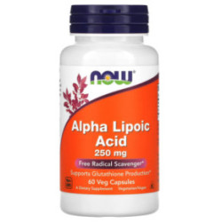 NOW Foods Alpha Lipoic Acid 250 mg 60 caps.