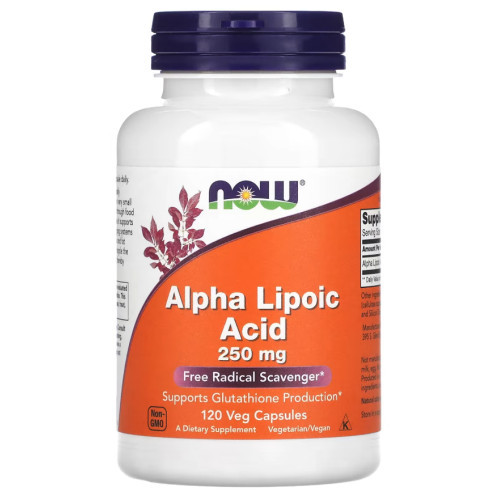 NOW Foods Alpha Lipoic Acid 250 mg 60 caps.