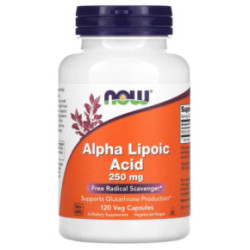 NOW Foods Alpha Lipoic Acid 250 mg 60 caps.