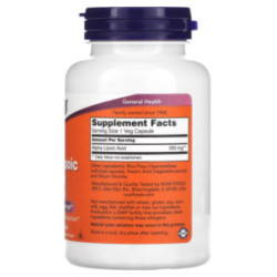 NOW Foods Alpha Lipoic Acid 250 mg 60 caps.