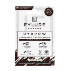 Eylure Dybrow Permanent Tint For Brows Kit Dark Brown