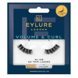 Eylure Volume & Curl False Lashes 3/4 Length No. 128