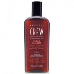 American Crew 3-in-1 Shampoo, Conditioner, Shower Gel 250ml