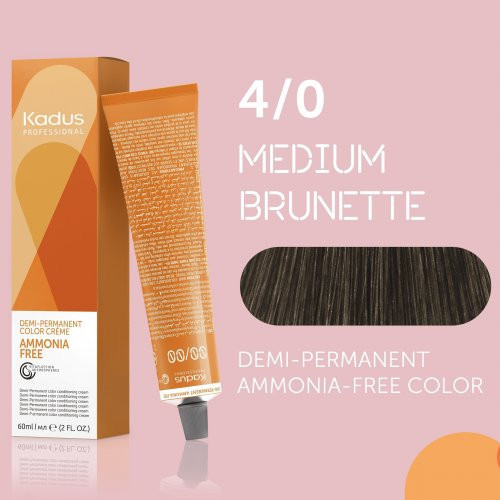 Kadus Professional Demi‑Permanent Ammonia‑Free Color 60ml