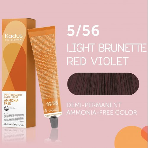 Kadus Professional Demi‑Permanent Ammonia‑Free Color 60ml
