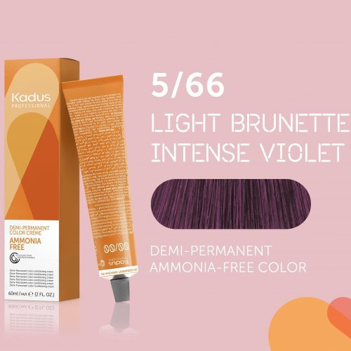 Kadus Professional Demi‑Permanent Ammonia‑Free Color 60ml