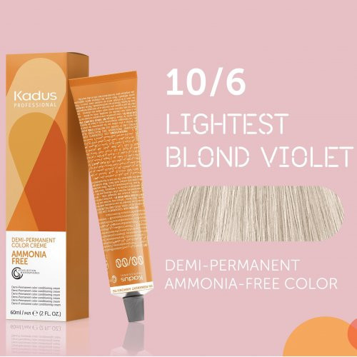 Kadus Professional Demi‑Permanent Ammonia‑Free Color 60ml