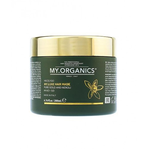 My.Organics My.Luxe Hair Mask Pure Gold and Neroli 200ml