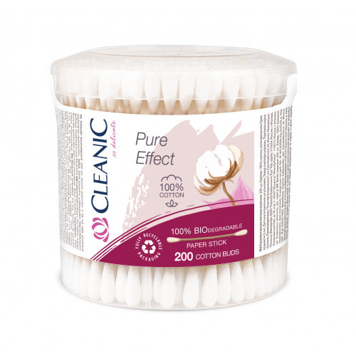 Cleanic Pure Effect Cotton Buds 100vnt