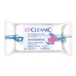 Cleanic Antibacterial Wet Wipes 15pcs