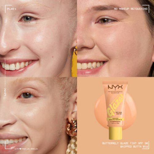 Nyx professional makeup Buttermelt Glaze Soft Glow Skin Tint SPF30 30ml