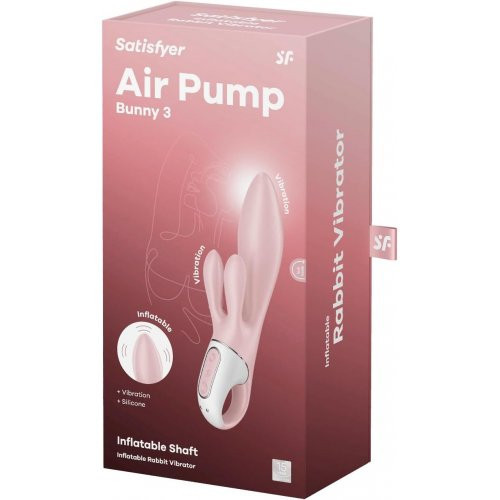 Satisfyer Air Pump Bunny 3 Pink