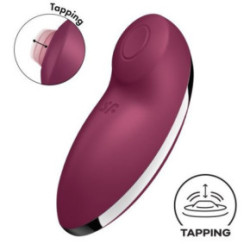 Satisfyer Tap and Climax 2 Vibrator Blue