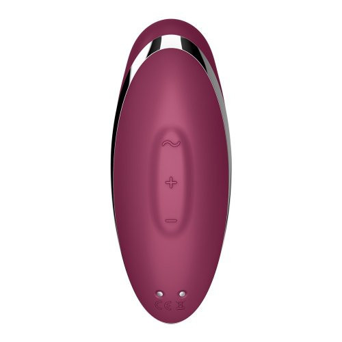 Satisfyer Tap and Climax 2 Vibrator Blue