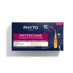 Phyto Phytocyane Anti Hair Loss Treatment For Women with Reactional Hair Loss 12x5ml