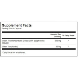 SWANSON Green Tea Extract 500mg Antioxidant Support 60 caps.