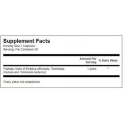 SWANSON Triphala 500mg Digestive and Immune Health 100 capsules