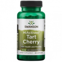 SWANSON HiActives Tart Cherry 465mg Joint Health and Mobility 60 caps.