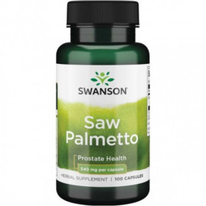 SWANSON Saw Palmetto 540mg Prostate Health 100 capsules