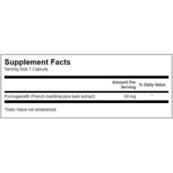 SWANSON Pycnogenol 50mg Antioxidant Support 50 kapsulių