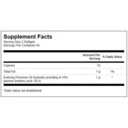 SWANSON Evening Primrose Oil 500mg Menopause Support 100 capsules