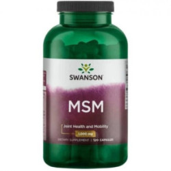 SWANSON MSM 1.000mg Joint Health and Mobility 120 capsules