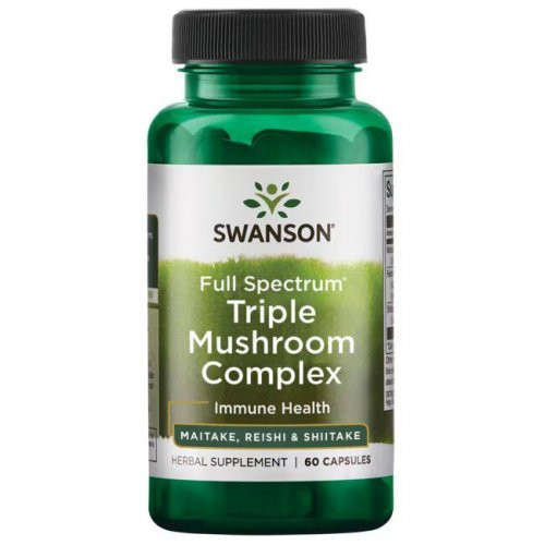 SWANSON Triple Mushroom Complex Immune Health 60 caps.