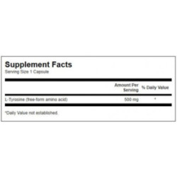 SWANSON L-Tyrosine 500mg Stress Support 100 capsules