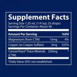 Trace Minerals Ionic Copper 3mg 59ml