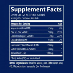 Trace Minerals Ionic Zinc 50mg 59ml