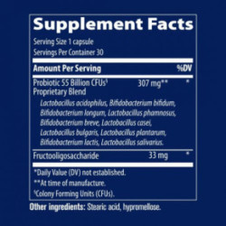 Trace Minerals Probiotic 55 Billion Capsules 30 caps.