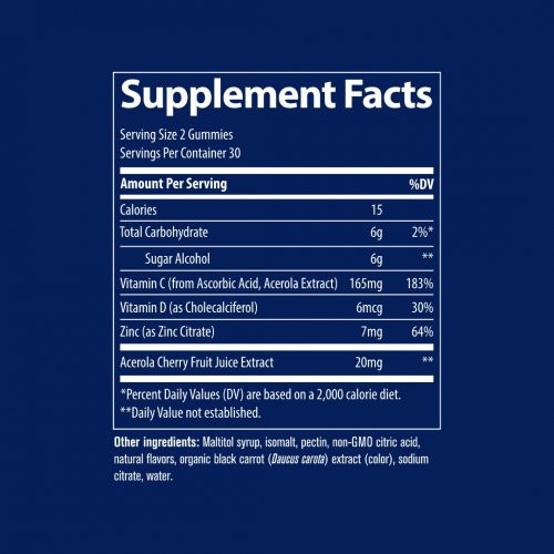 Trace Minerals Immunity Gummies 60 gummies