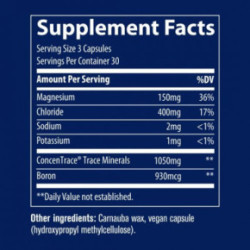Trace Minerals ConcenTrace Trace Mineral Capsules 90 capsules