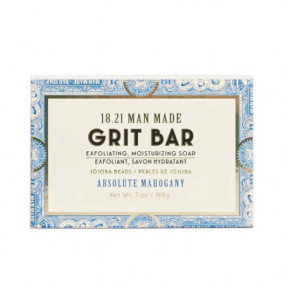 18.21 Man Made Exfoliating Bar Soap Absolute Mahogany 198g