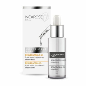 Incarose Pure Concentrates Resveratrolo 3% Active Fluid Antioxidant 15ml