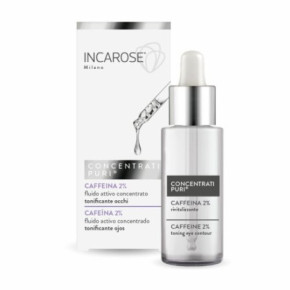 Incarose Pure Concentrates Caffeine 2% Active Fluid Toning Eye Contour 15ml