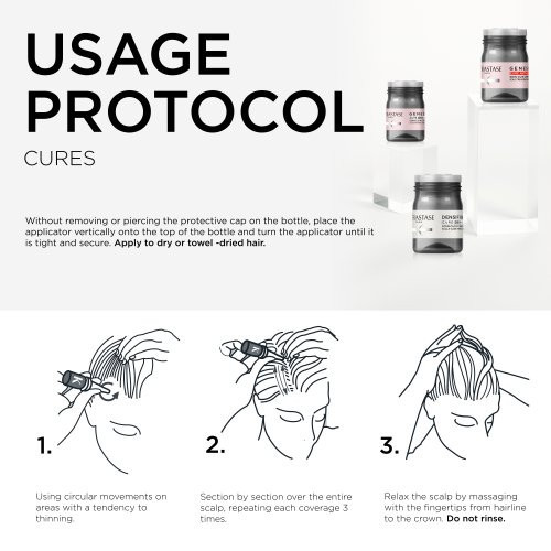 Kerastase Cure Densifique Hair Body, Quality, and Hair Look Activator Program 42x6ml