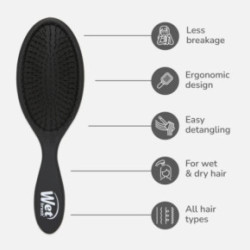WetBrush Original Detangler Hair Brush Black