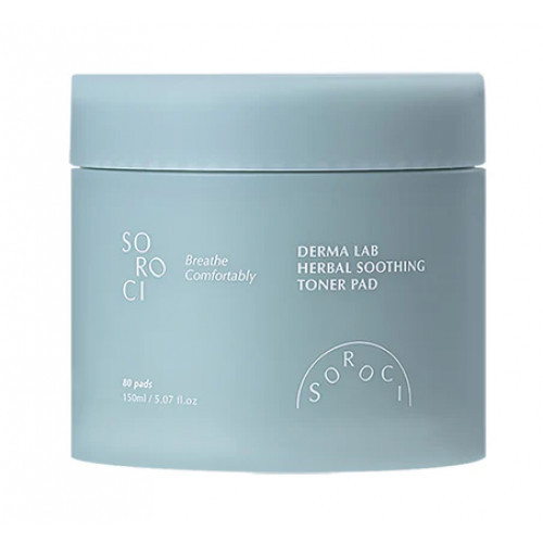 Soroci Derma Lab Herbal Soothing Toner Pad 80vnt